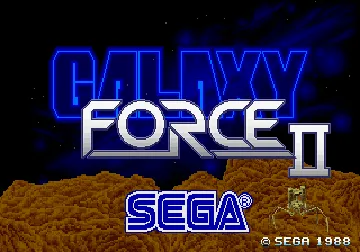 Galaxy Force II (World) (Rev B) screen shot title